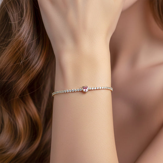 Signature Heart Luxe Bracelet jewellery product view 2
