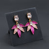 Blush Leaf Luxe Earrings jewellery product view 1