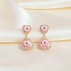 Rose Bloom Designer Earrings jewellery product view 1