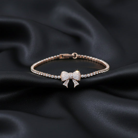 Royal Ribbon Diamond Bracelet jewellery product view 2