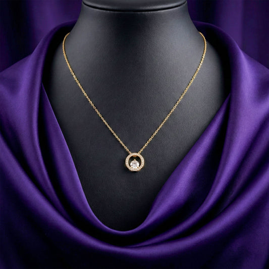 Saanvi Daimond Necklace jewellery product view 2