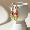 Prism Leaf Statement Earrings jewellery product view 1