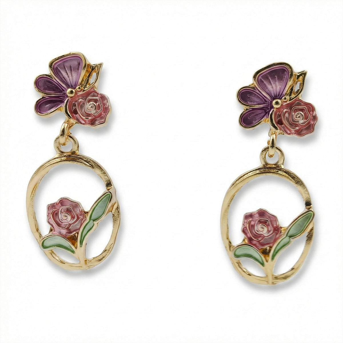 Roselle Luxe Drops Earrings jewellery product view 6