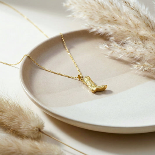 Aurielle Luxe Boot Necklace jewellery product view 2
