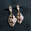 Pink Pearl Elegance Drops Earrings jewellery product view 1