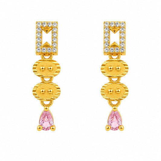 Zarqa Drops Earrings jewellery product view 2