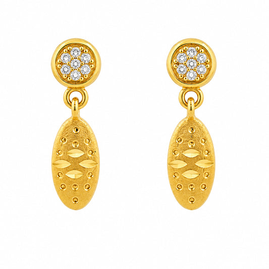 Noorani Charm Earrings jewellery product view 2