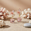 Pink Blossom Elegance Drop Earrings jewellery product view 1
