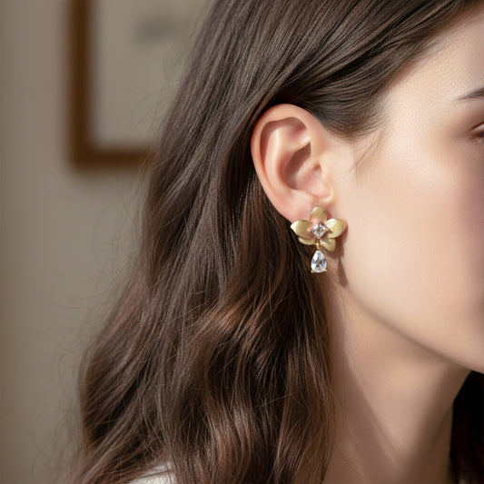 Zenvia Bloom Earrings jewellery product view 2