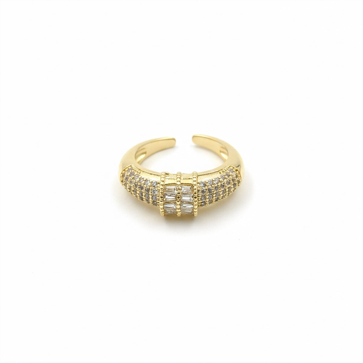 Imperial Baguette Luxe Zircon Ring jewellery product view 5