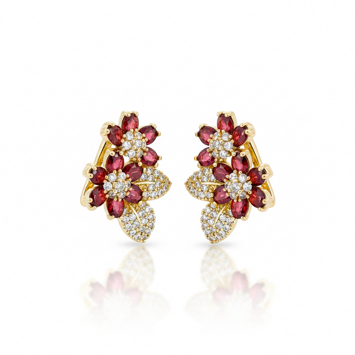 Gulnaar Shahi Crystal Earrings jewellery product view 6