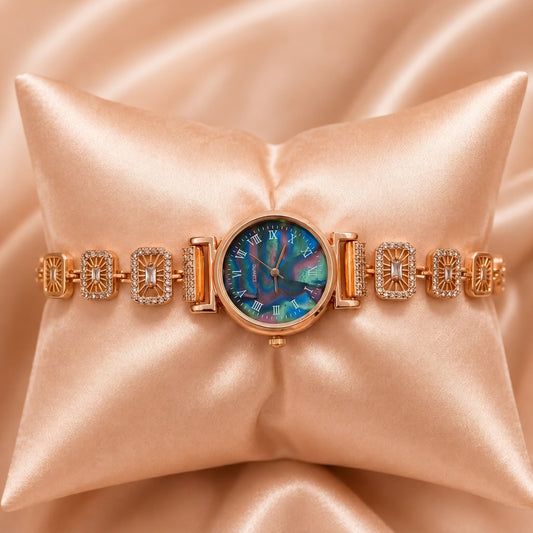 Zarmina Blue Dial Luxury Watch jewellery product view 2