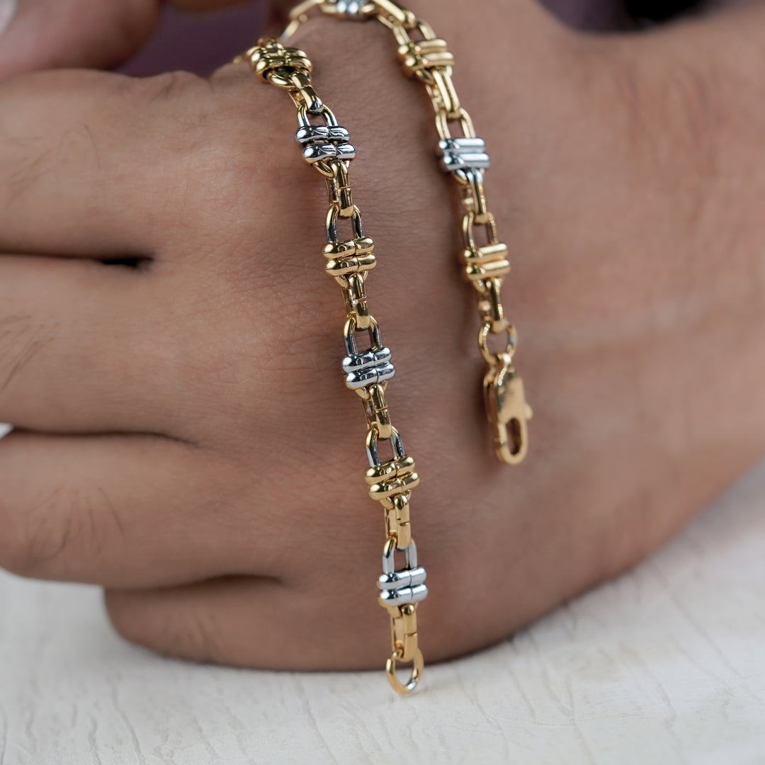Prestige Dual Tone Statement Chain jewellery product view 9