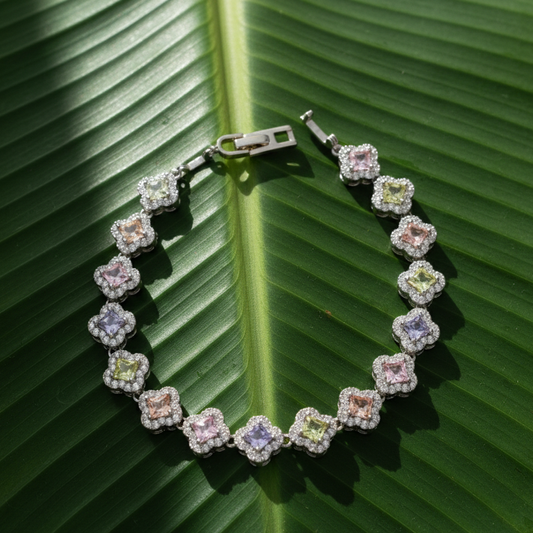 Luxe Petal Diamond Bracelet jewellery product view 2
