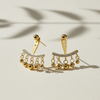 Golden Jhalar Luxe Chandelier Earrings jewellery product view 1