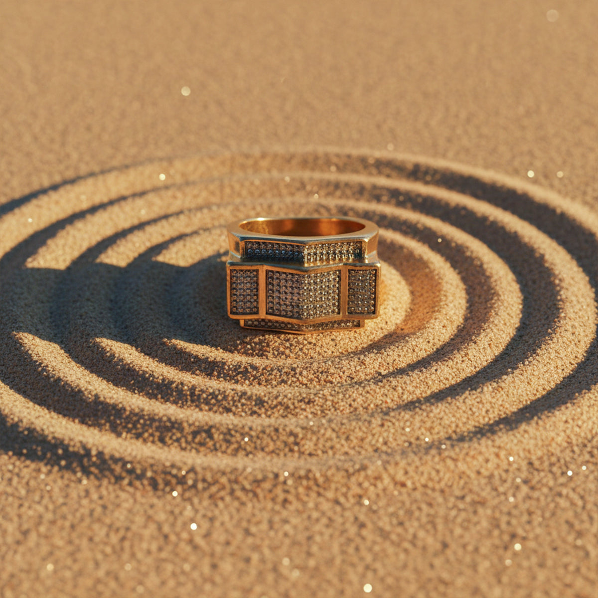 Golden Titan Ring jewellery product view 7