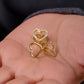 Celestia Love Crystal Heart Earrings jewellery product view 2