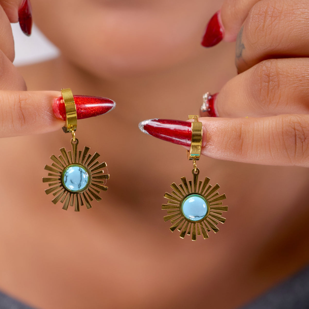 Sky Solar Radiance Earrings jewellery product view 8