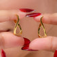 LuxeWave S-Curve Diamond Earrings jewellery product view 5