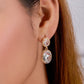 Amaya Crystal Bloom Earrings jewellery product view 6