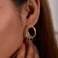 Elite Halo Zircon Hoop Earrings jewellery product view 2