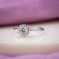 Eterna Flower Diamond Halo Ring jewellery product view 5