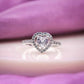 Amora Heart Halo Ring jewellery product view 1