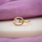 Luxpenny Aurora Swirl Halo Ring jewellery product view 3
