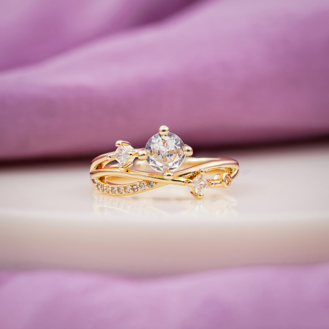 Celestia Infinity Solitaire Ring jewellery product view 1