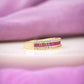 Luxpenny Ruby Royale Baguette Ring jewellery product view 3