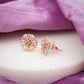 Aurora Sunburst Crystal Stud Earrings jewellery product view 7