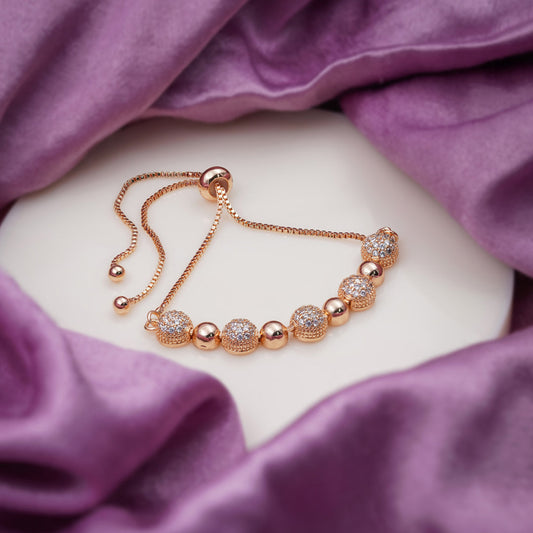 Elite Shine Zircon Slider Bracelet jewellery product view 2