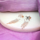 Butterfly Crystal Tassel Earrings jewellery product view 3