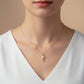 Minimal Gold Pearl Drop Pendant Necklace jewellery product view 4