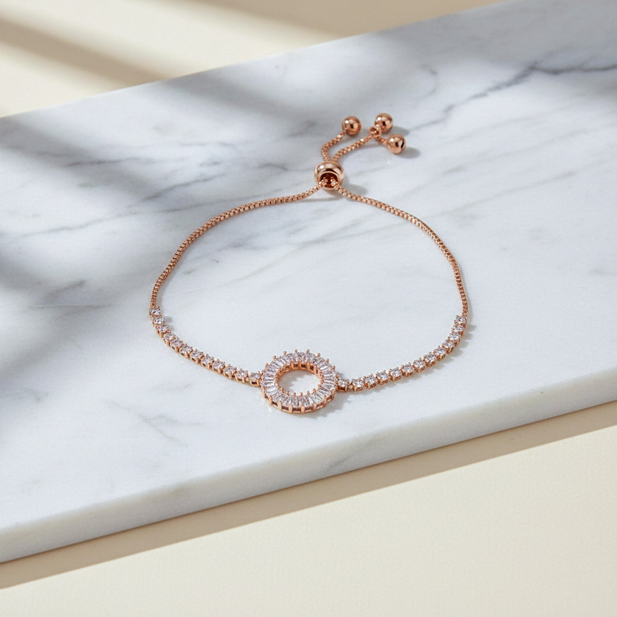 Round Adjustable Slider Bracelets jewellery product view 6