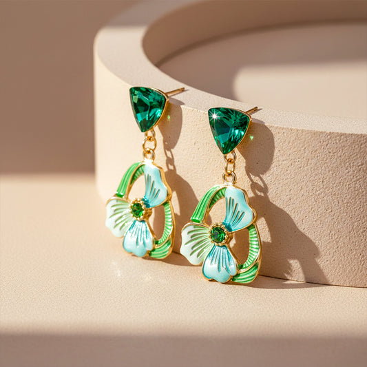 Verde Luxe Earrings jewellery product view 1