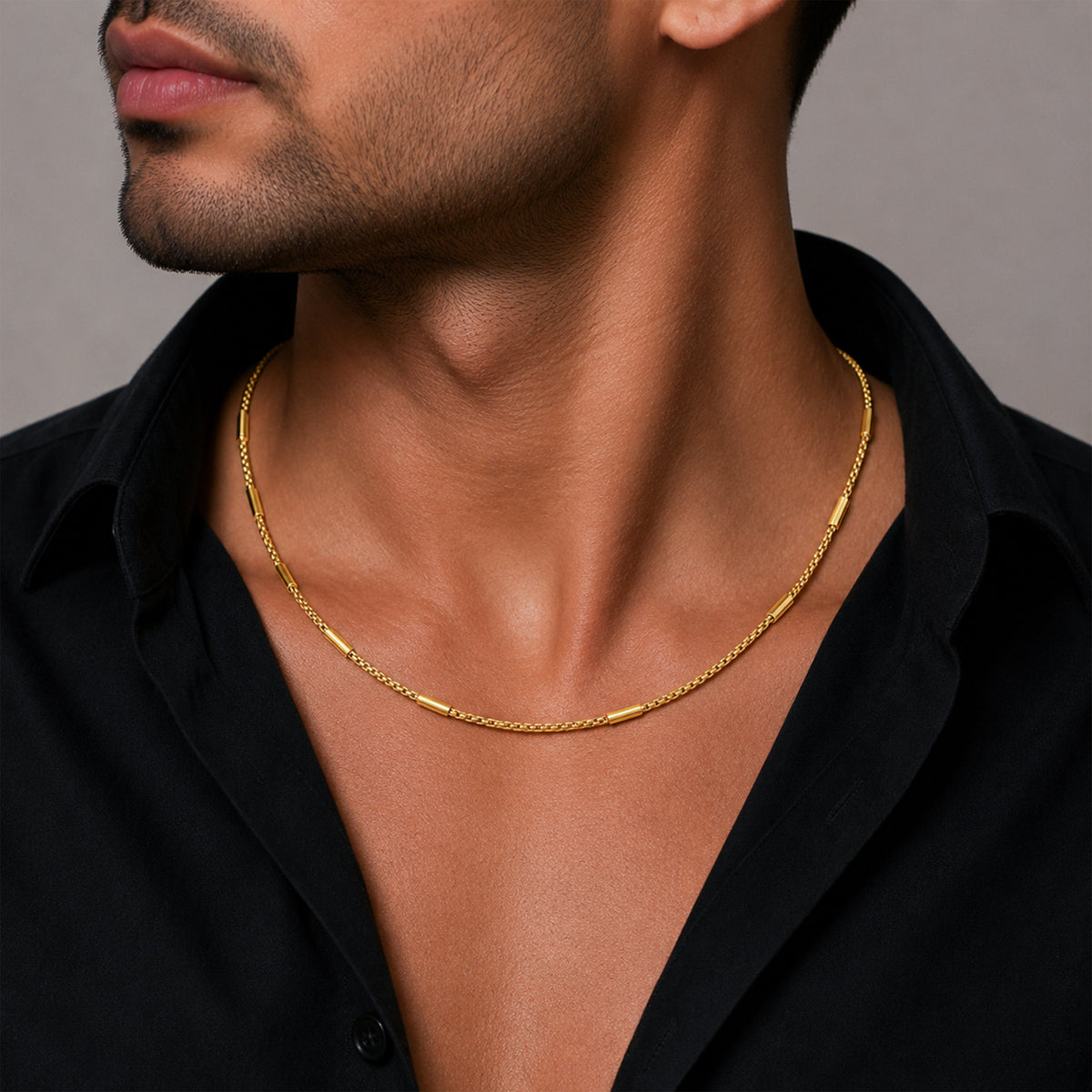 Aurum Bar Chain jewellery product view 4