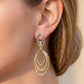 Aurora Luxe Double Oval Drop Earrings jewellery product view 3