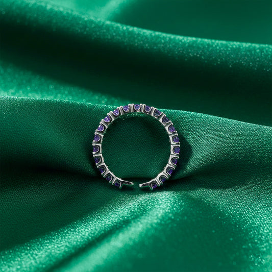 Violet Eternity Ring jewellery product view 1