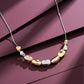 Elegant Tri Color Chunky Bead Necklace jewellery product view 1