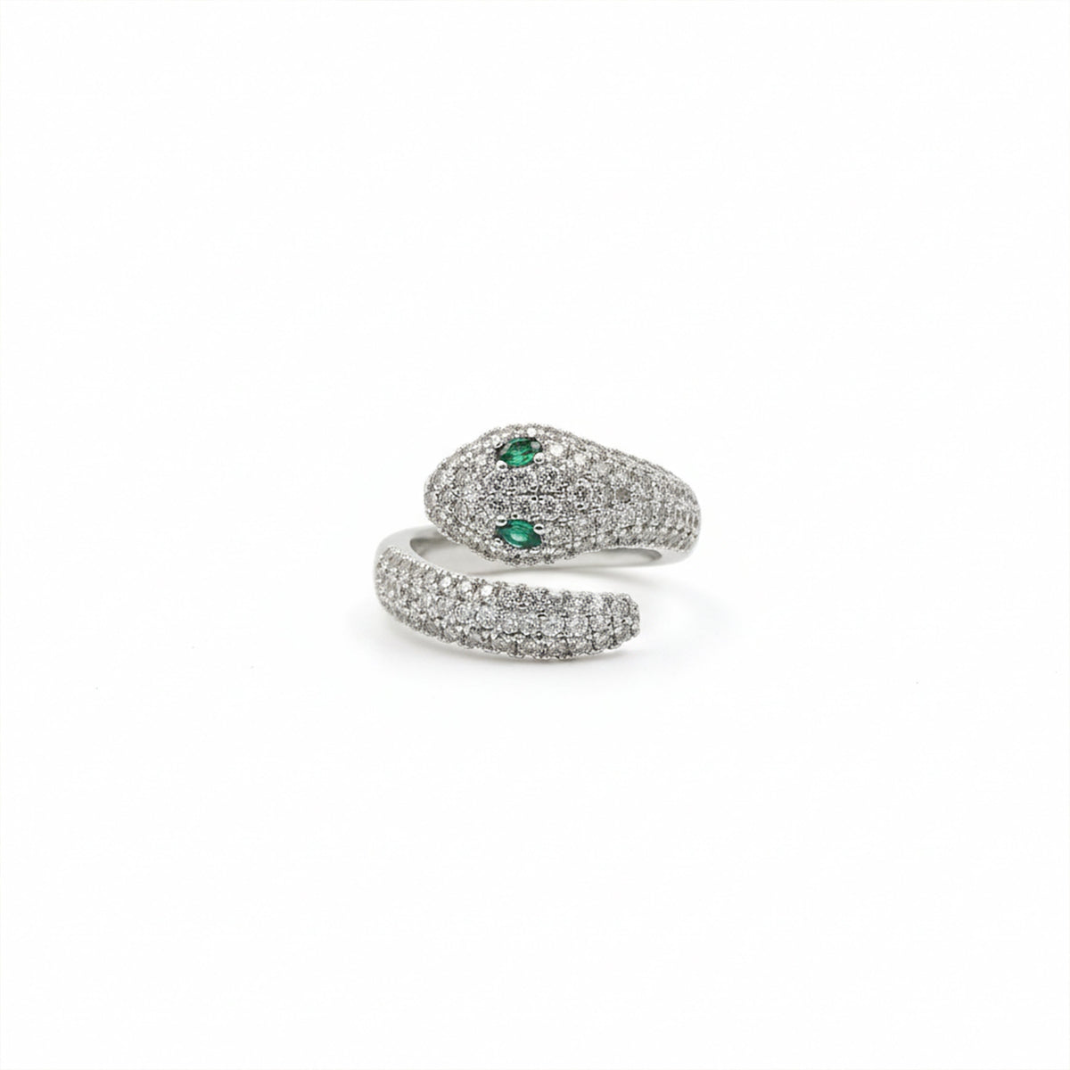 Veloura Emerald Pave Diamond Ring jewellery product view 5