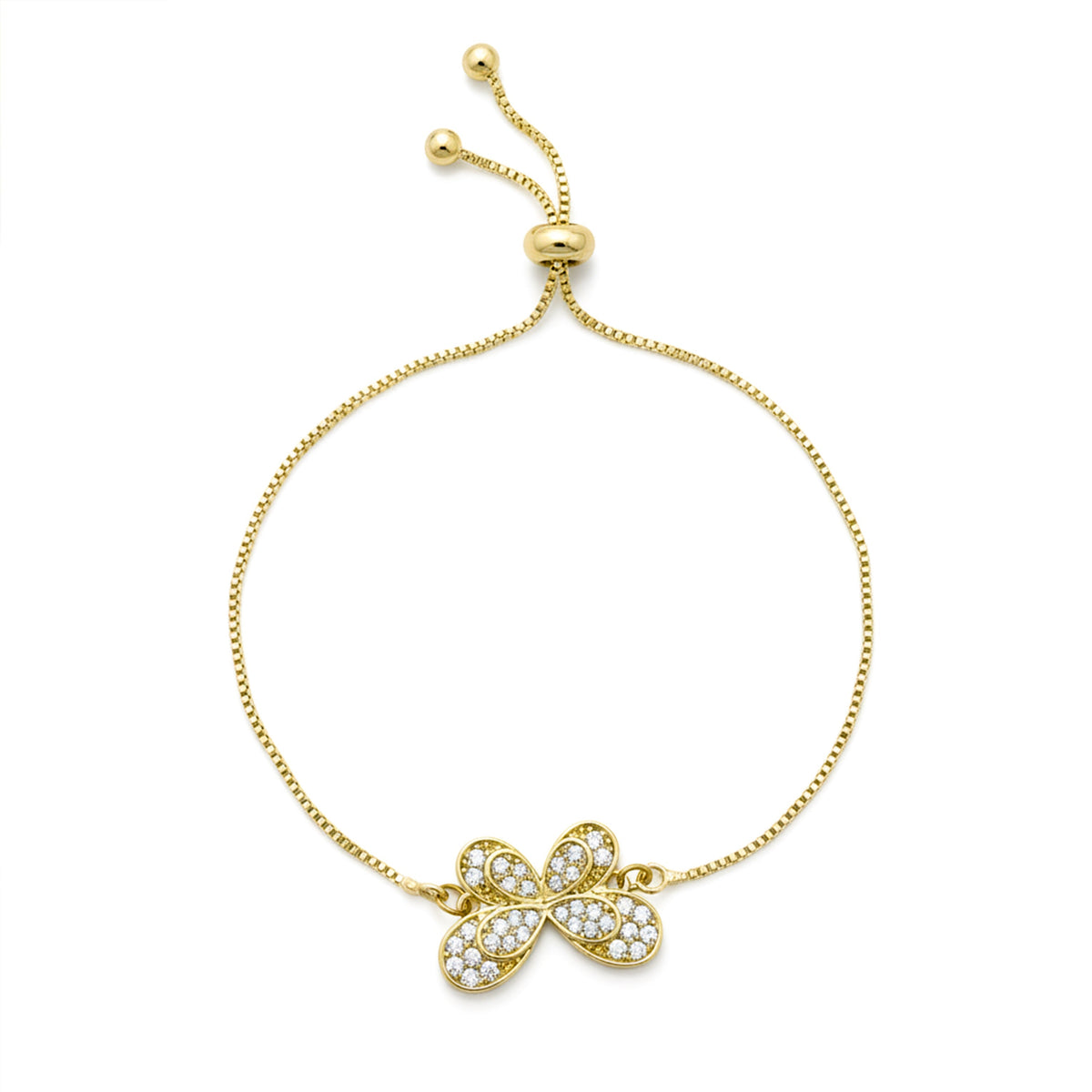 Golden Papillon Elegance Bracelet jewellery product view 5