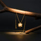 Golden Blossom Pearl Pendant Necklace jewellery product view 1