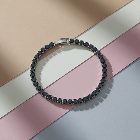 Dark Elegance Black Diamond Bracelet jewellery product view 1