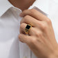 Golden Noir Ring jewellery product view 4