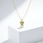Panther Head Gold Necklace jewellery product view 3