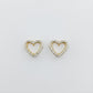 Celestia Love Crystal Heart Earrings jewellery product view 7