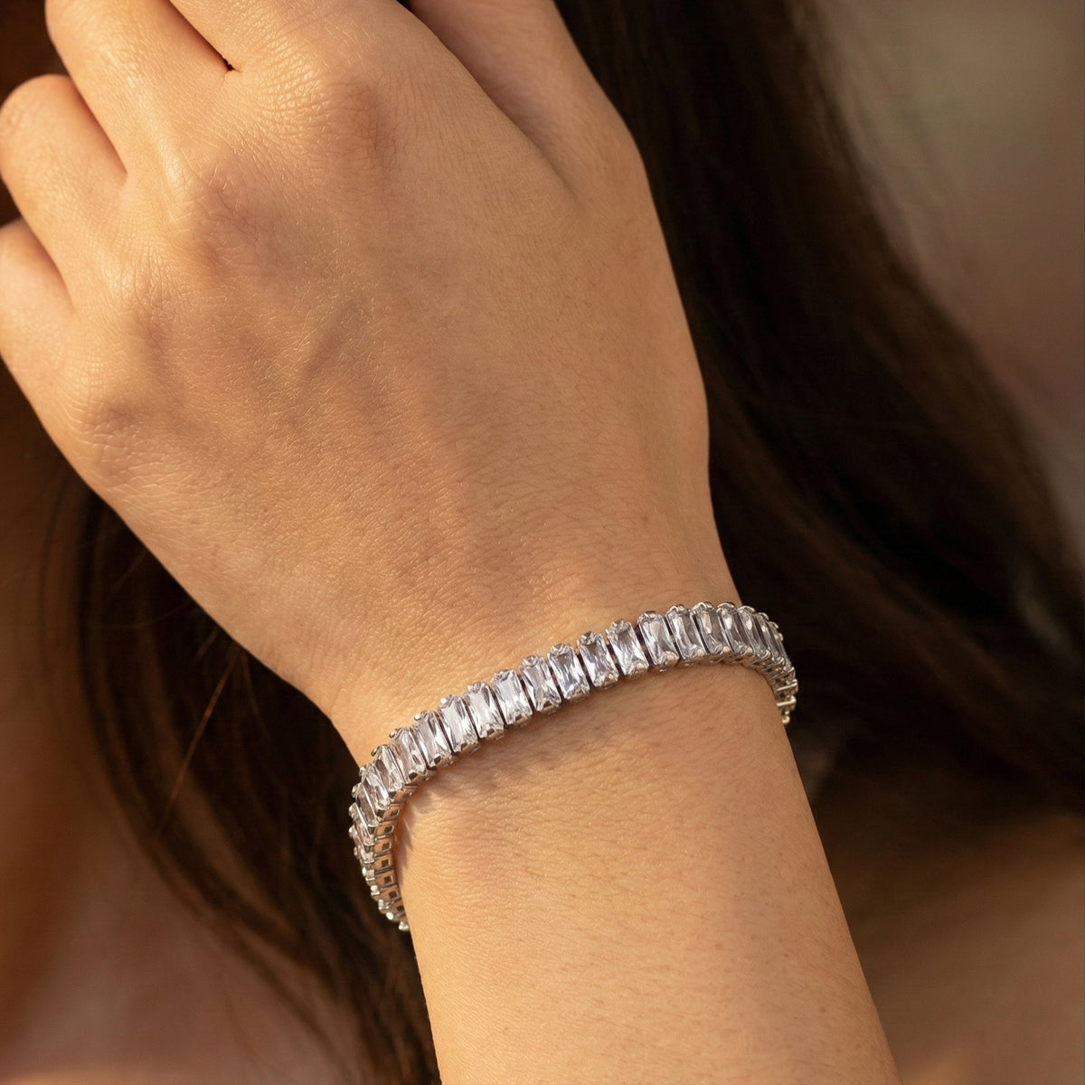 Glaciera Elite Baguette Bracelet jewellery product view 2