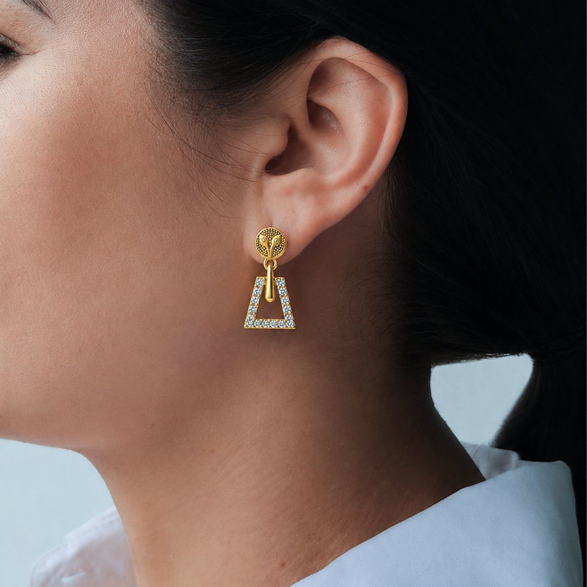 Nazakat Hoops Earings jewellery product view 3