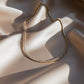 Golden Sparkle Tennis Chain Necklace jewellery product view 1
